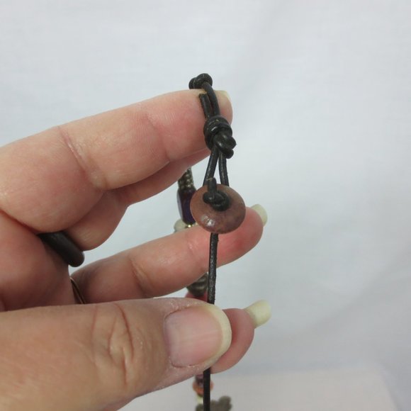 New Hand Crafted Boho Tribal Necklace & Earrings - Picture 10 of 14